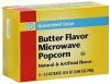 Guaranteed Value microwave popcorn butter flavor Calories
