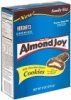 Almond Joy milk chocolate dipped cookies with coconut creme and almonds Calories