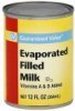 Guaranteed Value milk evaporated filled Calories