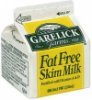 Garelick Farms milk skim, fat free Calories
