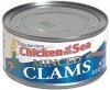 Chicken Of The Sea minced clams Calories