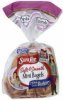 Sara Lee mini bagels whole grain blueberry Calories