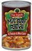 Our Family mini beef ravioli in tomato & meat sauce Calories