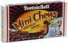 Tootsie Roll mini chews chocolate covered Calories