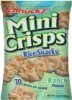Schnucks  mini crisps rice snacks ranch flavor Calories