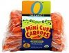 O Organics mini cut carrots Calories