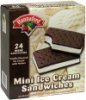 Hannaford mini ice cream sandwiches Calories