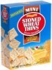 Red Oval Farms mini stoned wheat thins, toasted sesame mini stoned wheat thins snack crackers, toasted sesame Calories