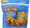 El Monterey mini tacos chicken & monterey jack cheese Calories