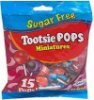 Tootsie Pops miniatures sugar free, assorted flavors Calories