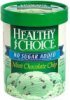Healthy Choice mint chocolate chip premium low fat ice cream Calories