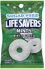 Lifesavers mints sugar free, wint o green Calories