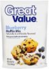 Great Value mix blueberry muffin Calories