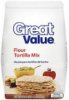 Great Value mix flour tortilla Calories