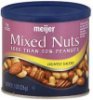 Meijer mixed nuts lightly salted Calories