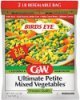 C&W mixed vegetables ultimate petite Calories
