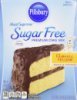 Pillsbury moist supreme cake mix sugar free, classic yellow Calories