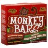 Monkey Brains monkey bar-strawberry vanilla chewy granola bar Calories
