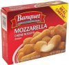 Banquet mozzarella cheese nuggets breaded Calories