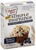 Duncan Hines muffin mix premium, blueberry streusel Calories