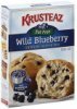 Krusteaz muffin mix supreme, wild blueberry, fat free Calories