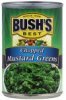 Bushs Best chopped mustard greens Calories
