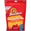 Borden natural finely shredded mild cheddar cheese Calories