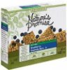 Natures Promise natural granola bars blueberry, fat free Calories