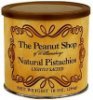 The Peanut Shop of Williamsburg natural pistachios lightly salted Calories