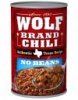 Wolf Brand Chili no beans Calories