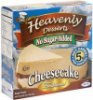 Heavenly Desserts no sugar-added cheesecake traditional Calories