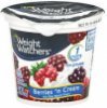 Weight Watchers nonfat yogurt berries 'n cream Calories