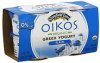 OIKOS nonfat yogurt greek, organic, plain Calories