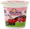 Sunshine nonfat yogurt light & creamy, cherry Calories