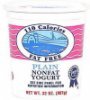 Stater Bros. nonfat yogurt, plain Calories
