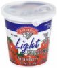 Hannaford nonfat yogurt strawberry Calories