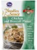 Kroger noodles & sauce chicken and broccoli flavor Calories