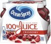 Ocean Spray cranberry juice 100% juice Calories