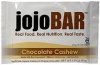 JojoBAR nutrition bar chocolate cashew Calories