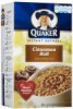 Quaker oatmeal instant, cinnamon roll Calories