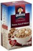 Quaker oatmeal instant, with real raisin, date & walnut Calories