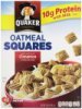 Quaker oatmeal squares cinnamon Calories