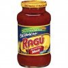 Ragu old world style flavored with meat pasta sauce Calories