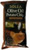 Solea olive oil potato chips cracked pepper & salt Calories