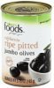 Lowes foods olives california, ripe pitted, jumbo Calories