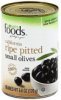 Lowes foods olives california, ripe pitted, small Calories