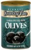 Midwest Country Fare olives large pitted ripe Calories