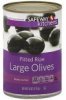 Safeway olives large, pitted ripe Calories
