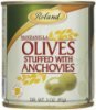 Roland olives stuffed with anchovies Calories