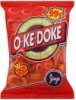 O-Ke-Doke onion rings flavored, rings of fire Calories